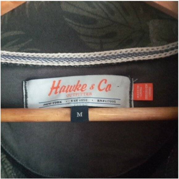 Men’s Hawke & Co Floral Long Sleeve Shirt – Casual Button-Up VG - Picture 3 of 7